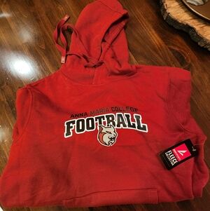 Anna Maria College Red Hoodie